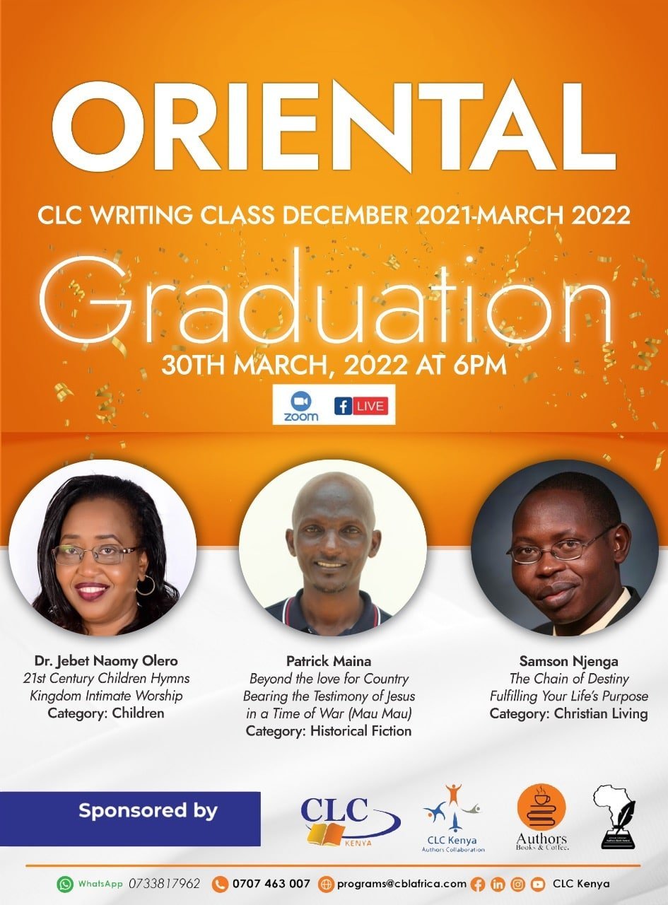 Oriental CLC Writing Class Graduation Poster 2022