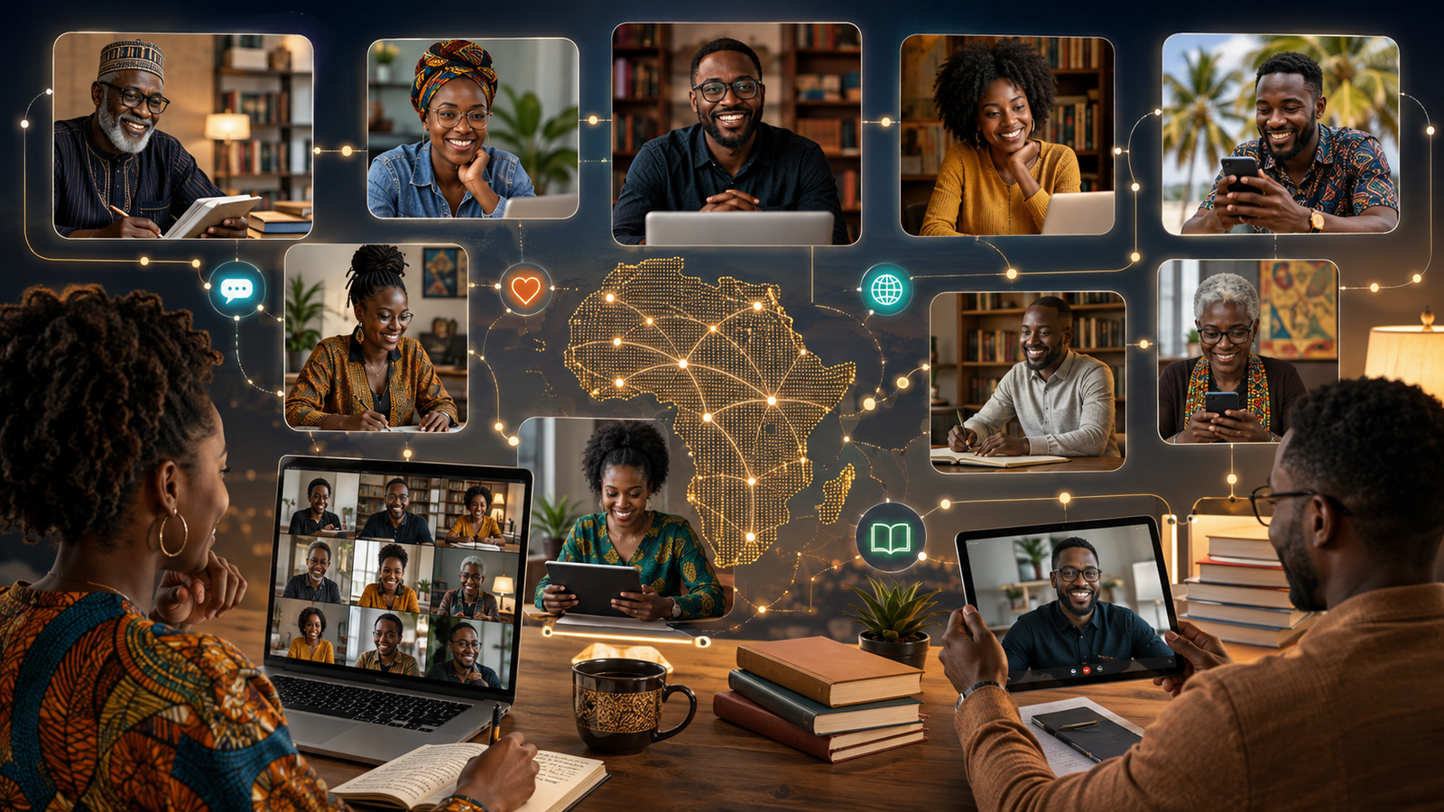 CLC authors connecting online across Africa